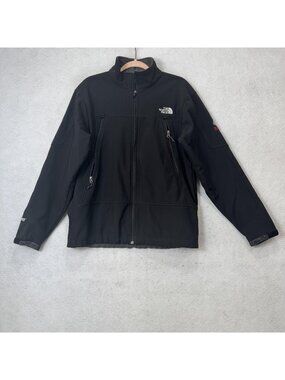 The North Face Jacket Mens Large Black Summit Series Softshell Windstopper